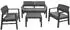 ProGarden Kilimanjaro 4 pz. anthracite with cushions