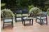 ProGarden Kilimanjaro 4 pz. anthracite with cushions