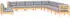 vidaXL Garten-Lounge-Set 11-tlg. graue Kissen Massivholz Kiefer (3096850)