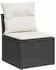 vidaXL Garten-Sofagarnitur 9-tlg. mit Kissen Poly Rattan Grau (3226172)