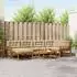 vidaXL Outdoor-Sofagarnitur 7-tlg. mit Kissen, Natur & Beige (3367856)
