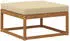 vidaXL Outdoor-Sofagarnitur 7-tlg. mit Kissen, Natur & Beige (3367856)