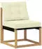vidaXL Outdoor-Sofagarnitur mit Kissen 10-tlg. Weiß und Creme (3389916)