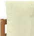 vidaXL Outdoor-Sofagarnitur mit Kissen 4-teilig Natur und Creme (3383293)