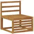 vidaXL Ecksofa Set 6-tlg. Natur Massivholz Akazie (3384590)