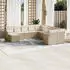 vidaXL Garten-Sofagarnitur 12-tlg. mit Kissen Poly Rattan Grau (3226578)