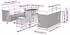 vidaXL Garten-Sofagarnitur 9-tlg. mit Kissen Poly-Rattan Beige (3361442)