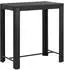 vidaXL Gartenbar-Set 5-tlg. mit Kissen Poly Rattan Grau (3261456)