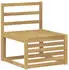 vidaXL Outdoor-Sofagarnitur 5-tlg. Weiß Massivholz Akazie (3391654)
