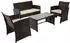 CLP Toruba Polyrattan Lounge-Set, wetterfest, UV-beständig (326494)