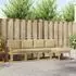 vidaXL Outdoor-Sofagarnitur mit Kissen 5-tlg., Weiß/Beige (3387487)