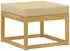 vidaXL Outdoor-Sofagarnitur mit Kissen 5-tlg., Weiß/Beige (3387487)