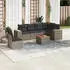 vidaXL Garten-Sofagarnitur 7-tlg. Poly Rattan mit Kissen Beige (3257801)