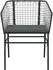 vidaXL Garten-Essgruppe 5-tlg. mit Kissen, Poly Rattan/Glas, Schwarz (3334600)