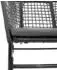 vidaXL Garten-Essgruppe 5-tlg. mit Kissen, Poly Rattan/Glas, Schwarz (3334600)