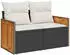 vidaXL Garten-Sofagarnitur 7-tlg. mit Kissen, Poly Rattan, Grau (3227677)