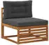 vidaXL Gartenlounge-Set mit Kissen, 9-tlg. (3383550)