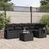 vidaXL Garten-Sofagarnitur 5-tlg. mit Kissen, Poly Rattan, Braun (3252470)