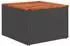 vidaXL Gartenlounge-Set 6-tlg. mit Kissen, Poly-Rattan, Schwarz (3347768)