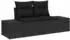 vidaXL Gartensofa-Set mit Stauraum 8-tlg. Poly Rattan Schwarz (3355782)