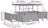 vidaXL Gartenlounge-Set 9-tlg. höhenverstellbar Schwarz Poly-Rattan (3362015)