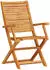 vidaXL Klapp Bistro Set 3-tlg. Akazienholz Braun