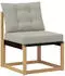 vidaXL Outdoor-Sofagarnitur mit Kissen 7-tlg., Weiß/Hellgrau (3389665)