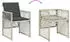 vidaXL Garten-Essgruppe 17-tlg. mit Kissen, Poly Rattan, Hellgrau (3210887)