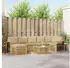vidaXL Outdoor-Sofagarnitur 8-tlg. Weiß/Beige 59x59x37cm