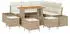 vidaXL Garten-Sofagarnitur 9-teilig Poly-Rattan/Akazie Beige (3364741)