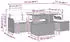 vidaXL Garten-Sitzgruppe 6-tlg. Polyrattan Schwarz (3348449)