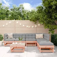 vidaXL 7-tlg. Garten-Lounge-Set Kiefernholz Impr&auml;gniert