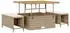 vidaXL Garten-Sofa-Set mit Kissen 9-teilig Poly Rattan Beige (3364096)