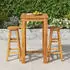 vidaXL 5-tlg. Gartenbar-Set Massivholz Akazie, Braun (3154389)
