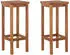 vidaXL 5-tlg. Gartenbar-Set Massivholz Akazie, Braun (3154389)