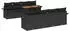 vidaXL Garten-Sofa-Set 9-teilig mit Stauraum, Poly Rattan, Schwarz (3358046)