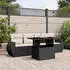 vidaXL Garten-Sofagarnitur 5-tlg. mit Kissen Hellgrau Poly Rattan (3268362)