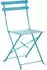 Beliani Fiori Klappbares Bistro-Set 3-teilig Metall Meerblau (415315)