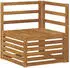 vidaXL Ecksofa-Set 6-tlg. Massivholz Akazie Natur (3375104)
