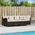 vidaXL Garten-Sofagarnitur 5-tlg. Poly Rattan Beige mit Kissen (3261525)