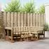 vidaXL Outdoor-Sofagarnitur 7-tlg. mit Kissen, Natur & Beige (3368456)