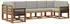vidaXL Outdoor-Sofagarnitur mit Kissen 7-tlg. Natur/Hellgrau (3385512)