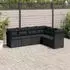 vidaXL Garten-Sofagarnitur 6-tlg. Poly Rattan Beige mit Kissen (3249517)