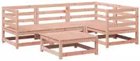 vidaXL 5-tlg. Garten-Sofagarnitur Massivholz Douglasie