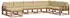 vidaXL Outdoor-Sofagarnitur 8-Tlg. mit Kissen, Natur & Beige (3368011)