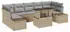 vidaXL Garten-Sofa-Set mit Kissen 8-teilig Beige/Hellgrau (3357873)