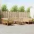 vidaXL Outdoor-Sofagarnitur mit Kissen 10-tlg., Natur/Beige (3368201)