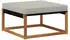 vidaXL Outdoor-Sofagarnitur mit Kissen 7-tlg. Natur/Hellgrau (3381543)