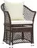 vidaXL Garten-Lounge-Set 2-tlg. mit Kissen Poly Rattan Braun (319686)