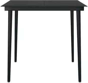 vidaXL Garten-Essgruppe 3-teilig Braunes Polyrattan & Glas (3334443)